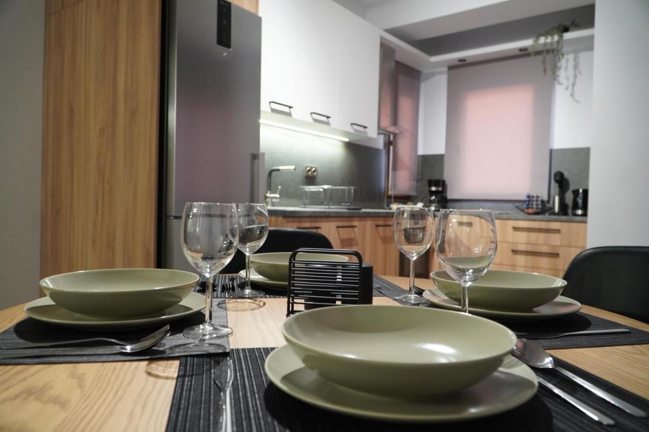 Modern Apartment In Οld Τown Thessaloniki Buitenkant foto